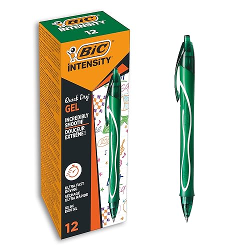 BIC Gel-ocity Quick Dry Gel Pens, Medium Point (0.7 mm)... - Maison & Cuisine Amazon Royaume-Uni à 14.49€