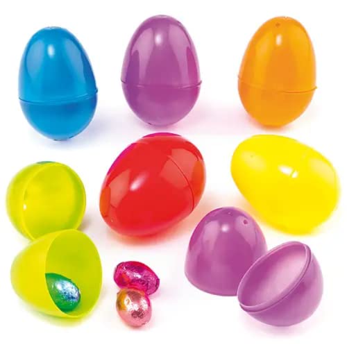 Baker Ross Lot de 12 Œufs en Plastique Coloré ouvrable... en promo à 3,99€ (-65%) sur Amazon FR