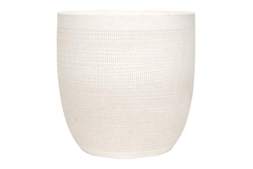 Creative Co-op Planter, White, 12 Inch Round - Jardin & Extérieur en promo à 36.01€