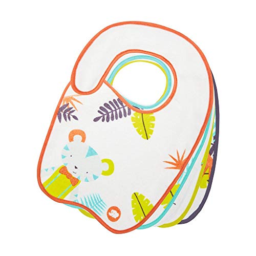 Bebeconfort Jungle Vibes Bavoirs Bébé T1/T2 Lot de 5 - Bébé & Puériculture en promo à 9.03€