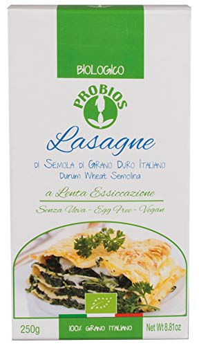 Lasagne bianche di semola di grano duro italiano 250 g BIO - Épicerie Amazon Italie à 0.99€