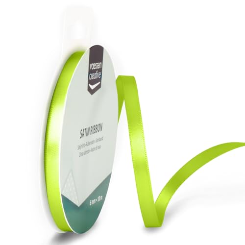 Vaessen Creative Cinta de Raso 6mm x 10m Verde Claro - Loisirs Créatifs Amazon Espagne à 2.45€