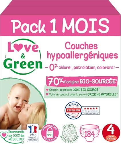Love & Green - Couches Bébé Saines et Ecologiques - Taille... - Bébé & Puériculture en promo à 45.48€