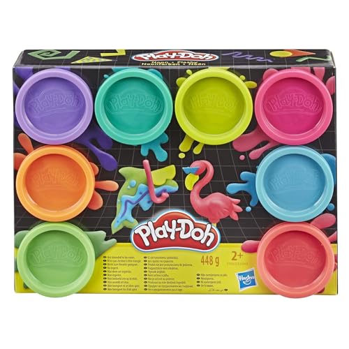 Play-Doh 8-Pack Neon Non-Toxic Modelling Compound Set... - Jouets & Jeux Amazon Royaume-Uni à 5.99€