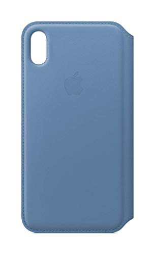 Apple Étui folio en cuir (pour iPhone XS Max) - Bleuet en promo sur Amazon