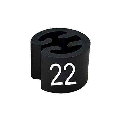 Größenreiter MINI Ø13mm für Kleiderbügel schwarz, Druck... - Maison & Cuisine Amazon Allemagne à 2.59€