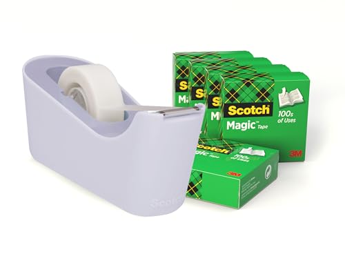 Scotch Distributeur de Ruban Adhésif C18 + 4 Rouleaux de... - Bricolage & Outils Amazon France à 29.43€