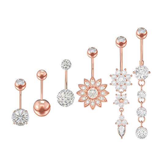 YHmall 6 Stück Bauchnabelpiercing, Bauchpiercing, mit... - High-Tech & Électronique Amazon Allemagne à 6.73€