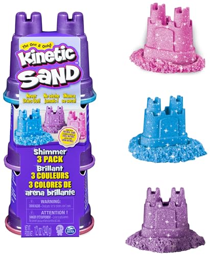 Kinetic Sand - 3 Packs de 340g de Arena Mágica Brillante... - Jouets & Jeux Amazon Espagne à 7.99€
