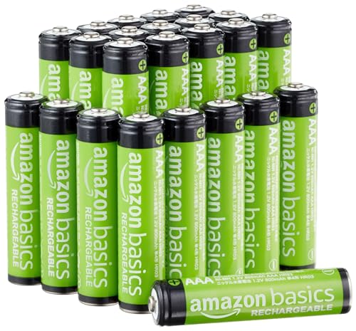 Amazon Basics Lot de 24 piles rechargeables AAA NiMH... - High-Tech & Électronique Amazon France à 15.93€