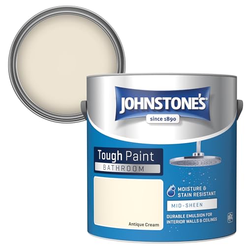 Johnstone's - Bathroom Paint - Antique Cream - Mid Sheen... - Home & Kitchen Amazon UK à 15.99€