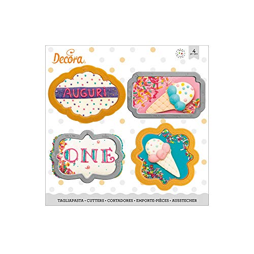 DECORA COD. 0255088 KIT 4 EMPORTE-PIÈCES EN PLASTIQUE MINI... en promo à 3,19€ (-65%) sur Amazon FR