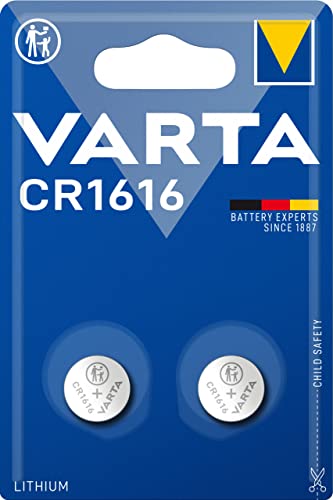 VARTA Batterien Knopfzellen CR1616, 2 Stück, Lithium Coin... - Maison & Cuisine Amazon Allemagne à 3.35€