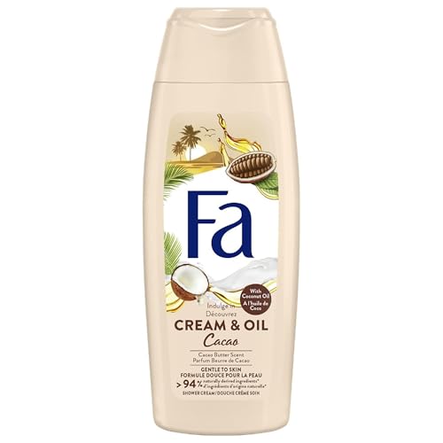 Fa Cream & Oil Shower Gel – Cacao Butter & Coconut Oil, 250... - Beauté & Parfums en promo à 0.88€
