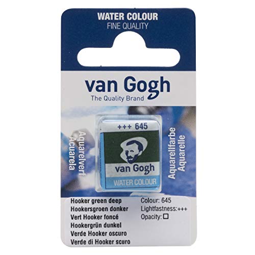 Van Gogh Acquerello, mezzo godet, Hooker Verde Profondo 645 - Loisirs Créatifs Amazon Italie à 2.59€