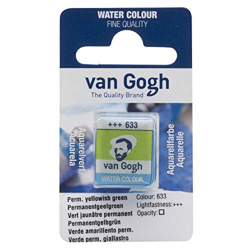 Van Gogh Acquerello, mezzo godet, permanente Verde 633 - Loisirs Créatifs Amazon Italie à 2.60€