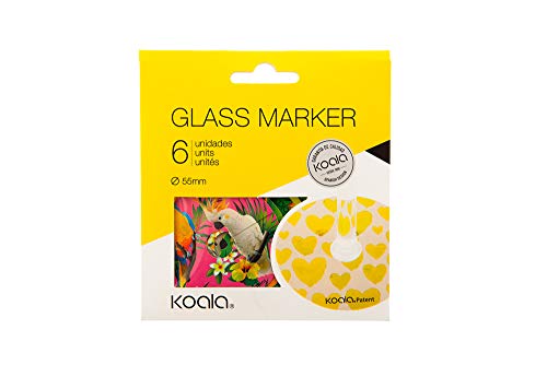 Koala Spain Weinglasmarker, Flamingo-Muster, 6 Farben (6... - Maison & Cuisine Amazon Allemagne à 0.52€