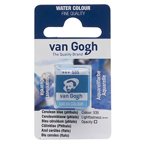 Van Gogh Peinture aquarelle, demi-pan, Bleu céruléum... - Maison & Cuisine Amazon France à 2.00€