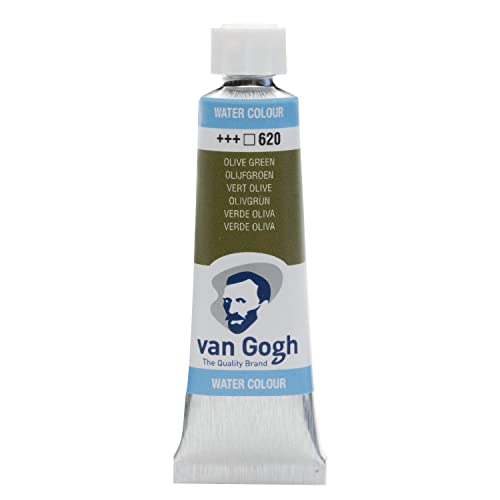 Van Gogh Peinture aquarelle, tube 10ml, Vert olive 620 - Loisirs Créatifs Amazon France à 3.00€