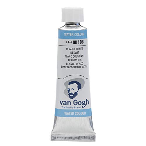 Van Gogh Peinture aquarelle, tube 10ml, Blanc opaque 106 - Loisirs Créatifs Amazon France à 3.00€