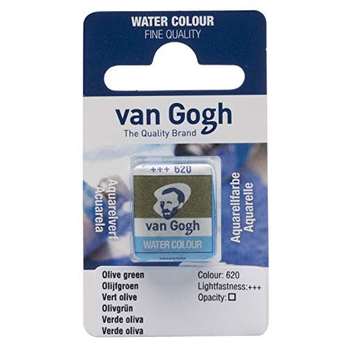 Van Gogh Acquarello, mezzo godet, Verde Oliva 620 - Loisirs Créatifs Amazon Italie à 2.59€