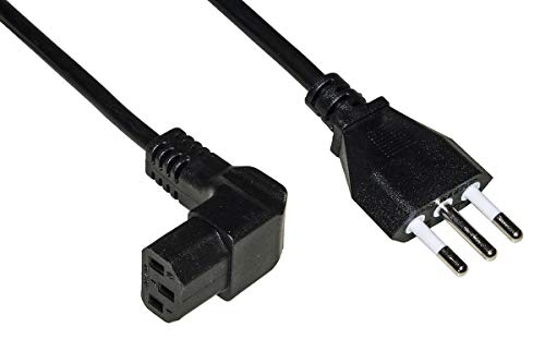 Netzkabel mit italienischem Stecker dreipolig, 10 A, 90... - Sports & Fitness en promo à 8.09€