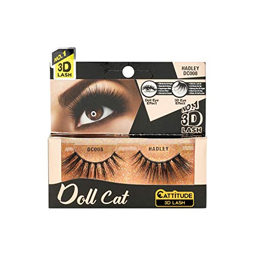 CATTITUDE 3D LASHES Hadley Doll Cat, Lightweight &... - Sports & Fitness en promo à 2.47€