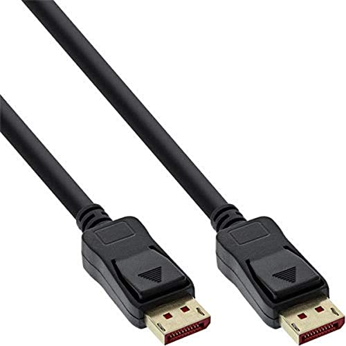 InLine® Câble DisplayPort 1.4, 8K4K, Noir, Contacts plaqués... - Tech & Electronics Amazon France à 18.70€