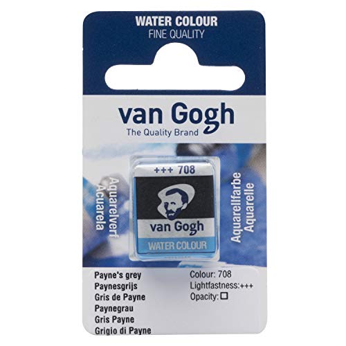 Van Gogh Peinture aquarelle, demi godets, Gris de Payne 708 en promo à 2€ (-64%) sur Amazon FR