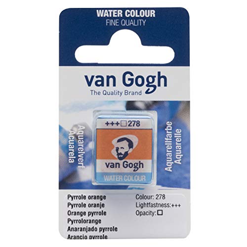 Van Gogh Peinture à l'eau, demi godets, Orange pyrrole 278 - Loisirs Créatifs Amazon France à 2.00€