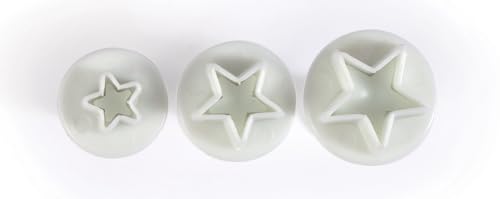 3 emporte-pièces à poussoir en plastique - Etoile - Auto & Moto Amazon France à 1.76€