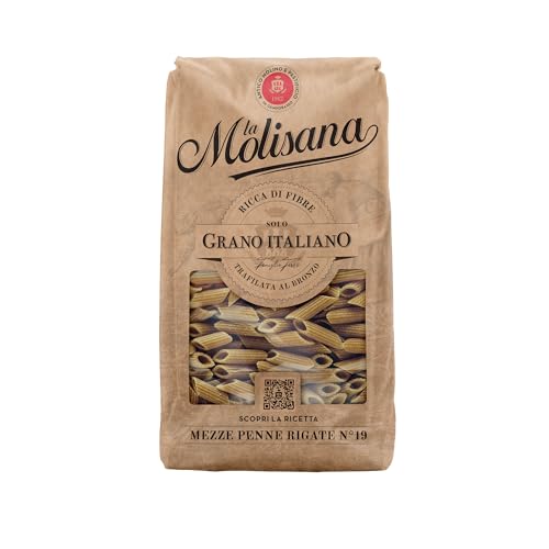 La Molisana - Mezze Penne Rigate Integrali n. 19, Pasta... - Maison & Cuisine Amazon Italie à 0.99€