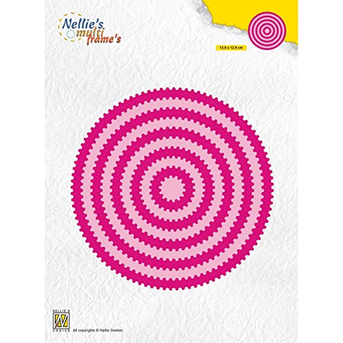 Nellie's Choice Círculo-10 Troqueles de Marco Múltiple-12,9... - Bricolage & Outils en promo à 8.19€