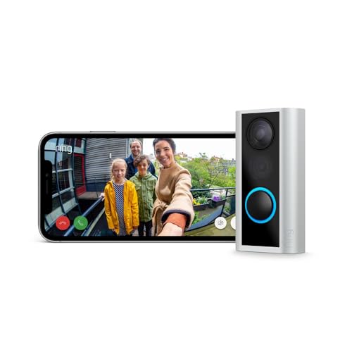 Ring Peephole Camera (Door View Cam) | 34–55mm door... - Maison & Cuisine Amazon Royaume-Uni à 49.99€