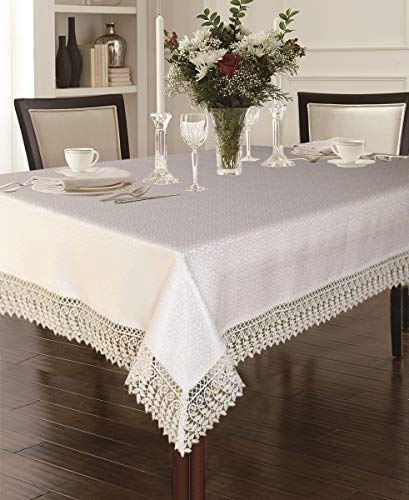 Violet Linen Legacy Cobblestone Design Macrame Lace Border... - High-Tech & Électronique Amazon Italie à 23.39€