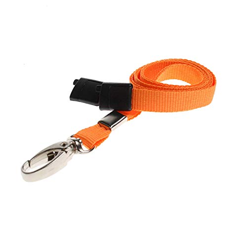 Orange Lanyard for Neck to be use with ID Card Holders from... - Fournitures Bureau Amazon Royaume-Uni à 1.65€
