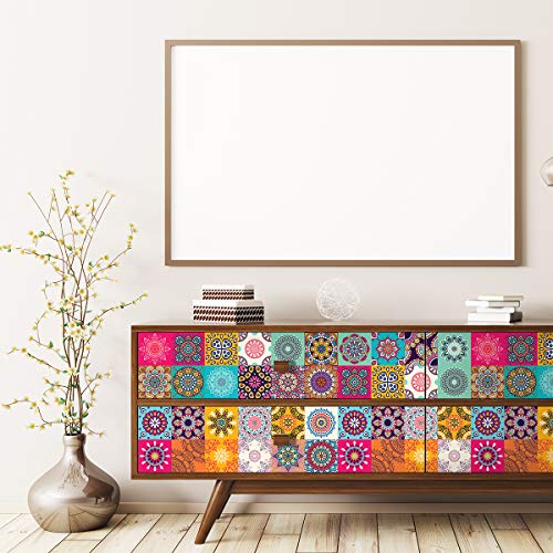 Ambiance Stickers Adhésif Meuble - Carreaux de Ciment... - Maison & Cuisine Amazon France à 27.57€