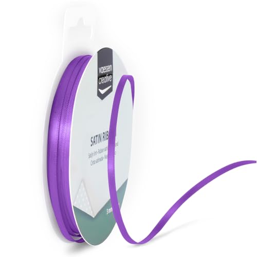 Vaessen Creative Nastro Satin, 3 mm x 10 m, Elegante... - Arts & Crafts Amazon Italy à 10.66€