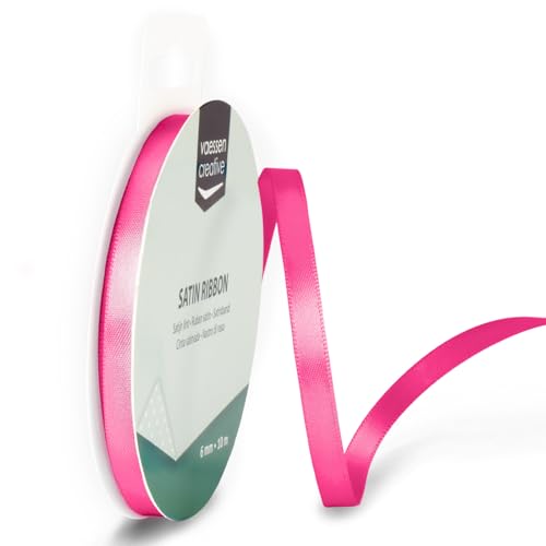 Vaessen Creative Cinta de Raso 6mm x 10m, Rosa - Loisirs Créatifs Amazon Espagne à 2.45€