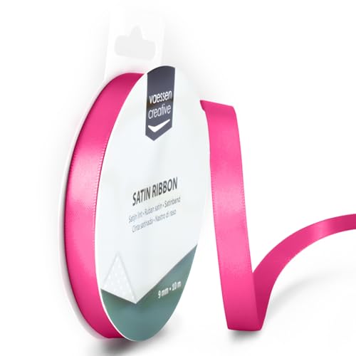 Vaessen Creative Ruban Satin - Rose - 100 m x 9 mm - Bolduc... - Sports & Fitness Amazon France à 2.99€