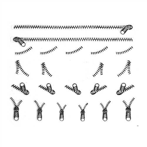 Ornament - Beauty Nails silberner Reißverschluss RE113-28 - Beauté & Parfums Amazon Allemagne à 0.94€