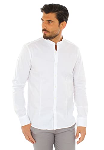 Ciabalù Camicia Uomo Slim Fit Coreana Elegante in Cotone... - Mode & Vêtements Amazon Italie à 18.90€