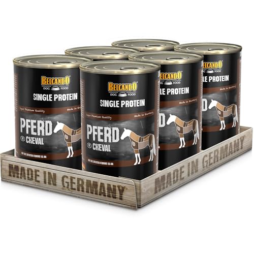 BELCANDO Single Protein Boîte [6x400g Cheval] | Nourriture... - Animalerie Amazon France à 3.78€