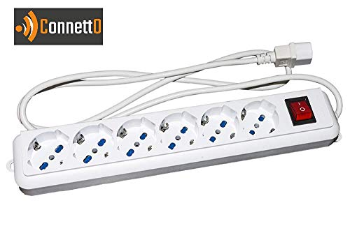 Connetto Regleta Grupos de continuidad con 6 Tomas... - Sports & Fitness Amazon Espagne à 5.18€