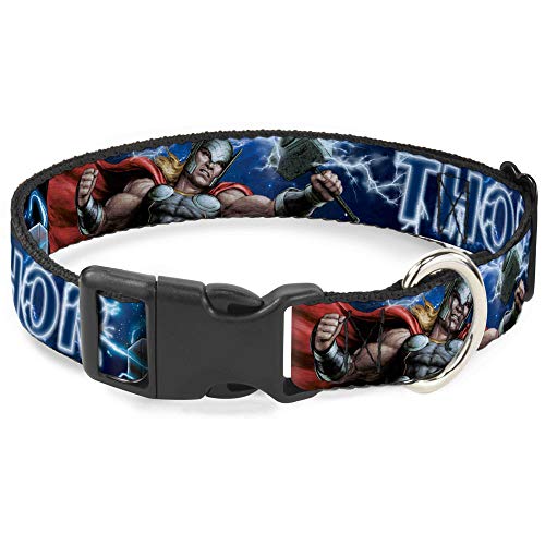 Dog Collar Plastic Clip Avengers Thor Hammer Action Pose... - Animalerie Amazon Royaume-Uni à 6.52€