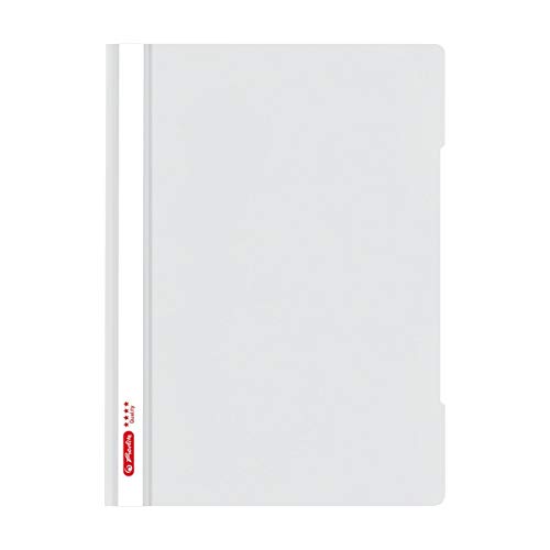 Herlitz Schnellhefter quality A4, Kunststoff, hellgrau, 10... - Home & Kitchen Amazon Germany à 3.22€