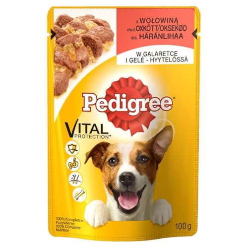 PEDIGREE Wolowina w galaretce 100g - Animalerie Amazon France à 1.27€