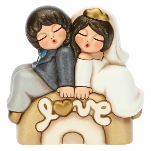 THUN - Big Multi-coloured Couple Wedding Figurine - Toys & Games Amazon UK à 24.25€