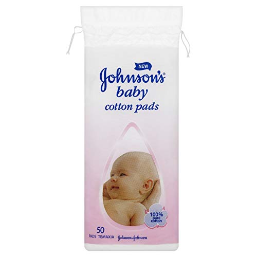 Johnsons - Johnsons Baby Cotton Pads - 50 Pieces - Bébé & Puériculture Amazon Royaume-Uni à 1.70€