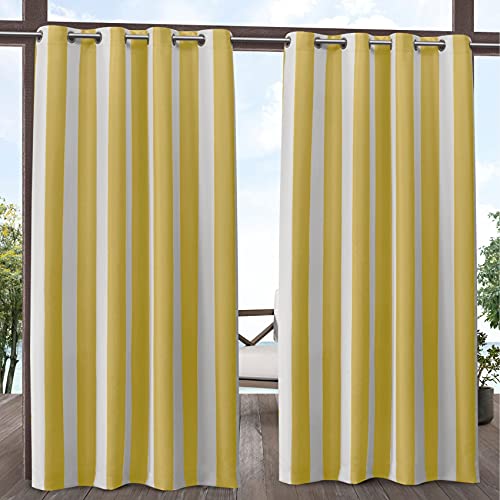 Exclusive Home Curtains Panel Pair, Fabric, Sunbath/White... - Maison & Cuisine Amazon Royaume-Uni à 20.05€